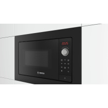 Bosch Serie 2 BFL623MB3 microwave Black Solo microwave Built-in 20 L 800 W
