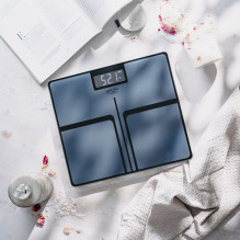 Bathroom scale ADLER AD 8194s STRIPES rechargeable USB-C Black Bathroom scale ADLER AD 8194s STRIPES rechargeable USB-C Black