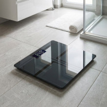 Bathroom scale ADLER AD 8194s STRIPES rechargeable USB-C Black Bathroom scale ADLER AD 8194s STRIPES rechargeable USB-C Black