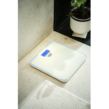 Bathroom scale ADLER AD 8183 with edge lighting White Bathroom scale ADLER AD 8183 with edge lighting White