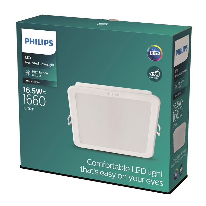 Built-in lamp Philips MESON, 16.5W, 3000°K, LED