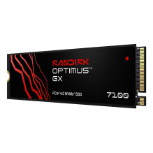 SSD, SANDISK, 600xTBW rating, MTBF 1750000 h, Read speed 7250 MB / s, Write speed 6900 MB / s, NVMe Yes, PCI Express 4.0