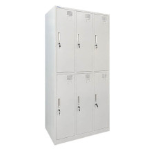 Metal locker for six people, two levels Rehalt Systems 1800 x 900 x 500