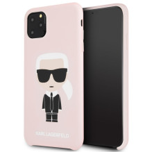 Karl Lagerfeld Apple iPhone 11 Pro Max Silicone Fullbody Ikonic Pink Pink Karl Lagerfeld Apple iPhone 11 Pro Max Silicone Fullbody Ikonic Pink Pink