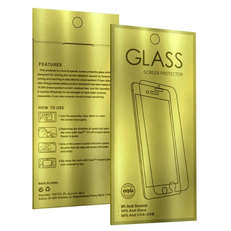 iLike Samsung GALAXY A54 5G GOLD TEMPERED GLASS