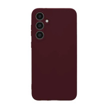 „Evelatus“ „Samsung Galaxy S24 Premium“ minkštas silikoninis dėklas, slyvų spalvos