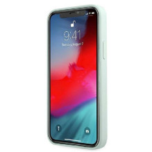 „Guess“ Apple iPhone 12 Mini 5.4\'\' vintažinio fuksijos rašto mėlynas dėklas „Guess“ Apple iPhone 12 Mini 5.4\'\' vintažinio fuksijos rašto mėlynas dėklas