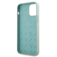 Guess Apple iPhone 12 Mini 5.4'' Vintage Fuschia Script Cover Blue