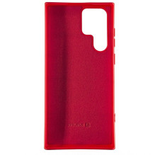 Evelatus Samsung Galaxy S22 Ultra Premium Soft Touch Silicone Case Chinese red