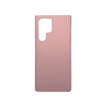 „Evelatus“ „Samsung Galaxy S22 Ultra Premium“ minkštas silikoninis dėklas, smėlio spalvos, su minkštu prisilietimu