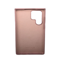 Evelatus Samsung Galaxy S22 Ultra Premium Soft Touch Silicone Case Pink Sand