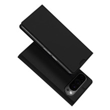 „Dux Ducis“ – „Google Pixel 9 Pro XL“ knygų dėklas, kortelių dėklas, juodas