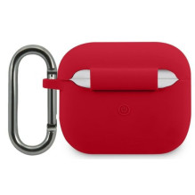 Lacoste Apple Airpods 3 Liquid Silicone Glossy Printing Logo Case Red