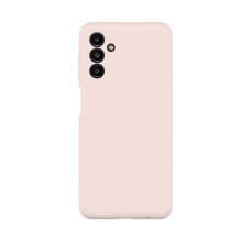 „Evelatus Samsung Galaxy A13 5G“ aukščiausios kokybės minkštas silikoninis dėklas, smėlio spalvos, rožinis