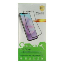 iLike Apple IPHONE 11 / XR HARD CERAMIC TEMPERED GLASS Black