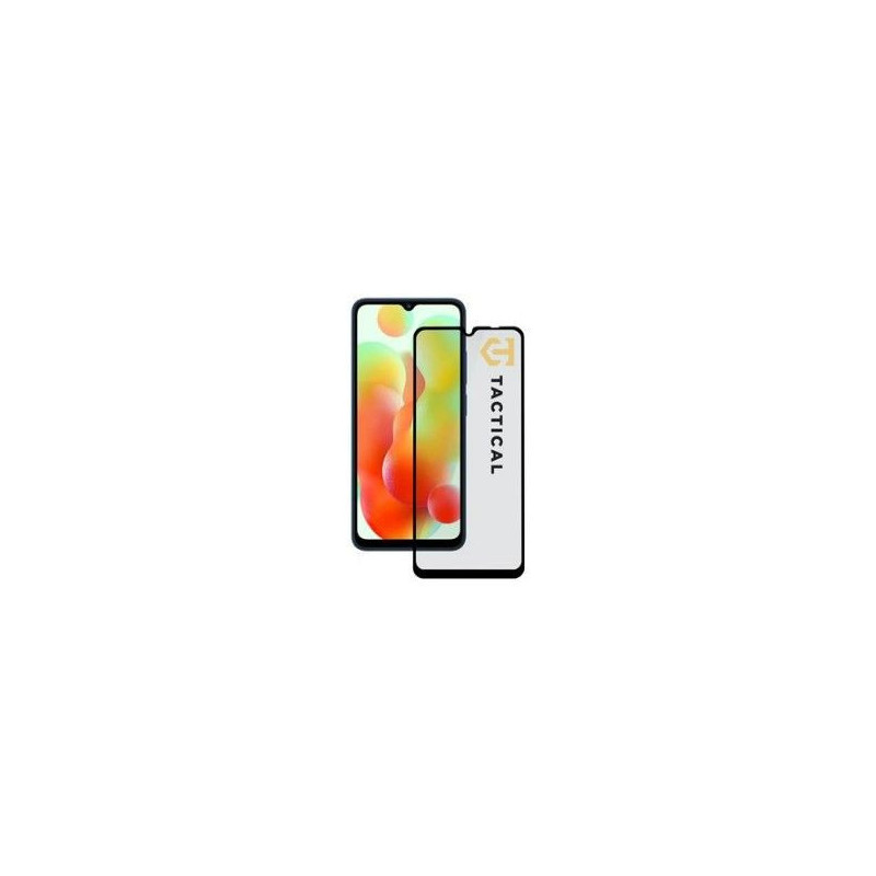 Taktinis „Xiaomi Redmi 12C“ stiklas 2.5D „Full Glue“ juodas