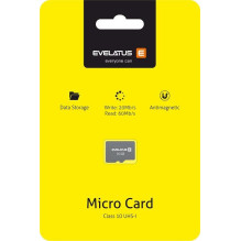 „Evelatus“ universali mikro atminties kortelė SD 16 GB 3.0 EMC01, 20 Mb/s, atminties kortelės galia: 60 Mb/s „Evelatus“ universali mikro atminties kortelė SD 16 GB 3.0 EMC01, 20 Mb/s, atminties kortelės galia: 60 Mb/s