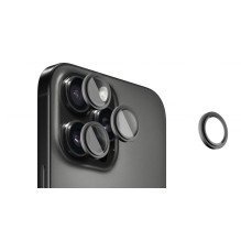 Evelatus Apple iPhone 16 Pro / 16 Pro Max Camera Lens Protector Armor Black Titanium Evelatus Apple iPhone 16 Pro / 16 Pro Max Camera Lens Protector Armor Black Titanium