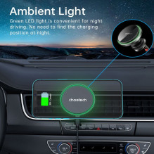 „Choetech T204-F“ magnetinis automobilio laikiklis su 15 W belaidžiu įkrovimu – juodas „Choetech T204-F“ magnetinis automobilio laikiklis su 15 W belaidžiu įkrovimu – juodas