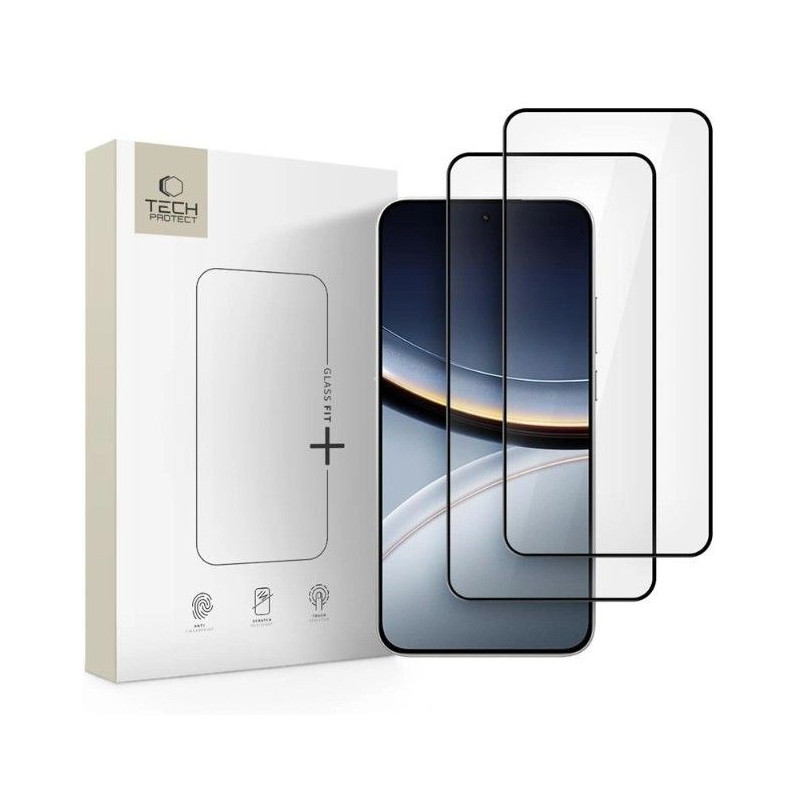 Tech-Protect Xiaomi POCO F7 5G HARTOWANE TECH-PROTECT GLASS FIT+ 2-PACK
