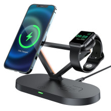 Acefast Acefast 15W Qi Wireless Charger for iPhone (with MagSafe), Apple Watch and Apple AirPods Stand Holder Magnetic H Acefast Acefast 15W Qi Wireless Charger for iPhone (with MagSafe), Apple Watch and Apple AirPods Stand Holder Magnetic H