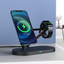 Acefast Acefast 15W Qi Wireless Charger for iPhone (with MagSafe), Apple Watch and Apple AirPods Stand Holder Magnetic H Acefast Acefast 15W Qi Wireless Charger for iPhone (with MagSafe), Apple Watch and Apple AirPods Stand Holder Magnetic H