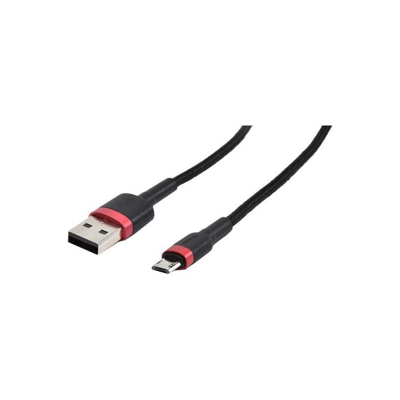 Baseus CABLE MICROUSB TO USB 1M / RED / BLACK CAMKLF-B91