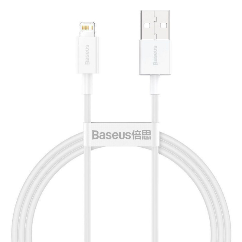 Baseus LAIDAS „LIGHTNING“ Į USB 2M / BALTAS CALYS-C02
