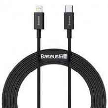 Baseus CABLE LIGHTNING TO USB-C 2M / BLACK CATLYS-C01