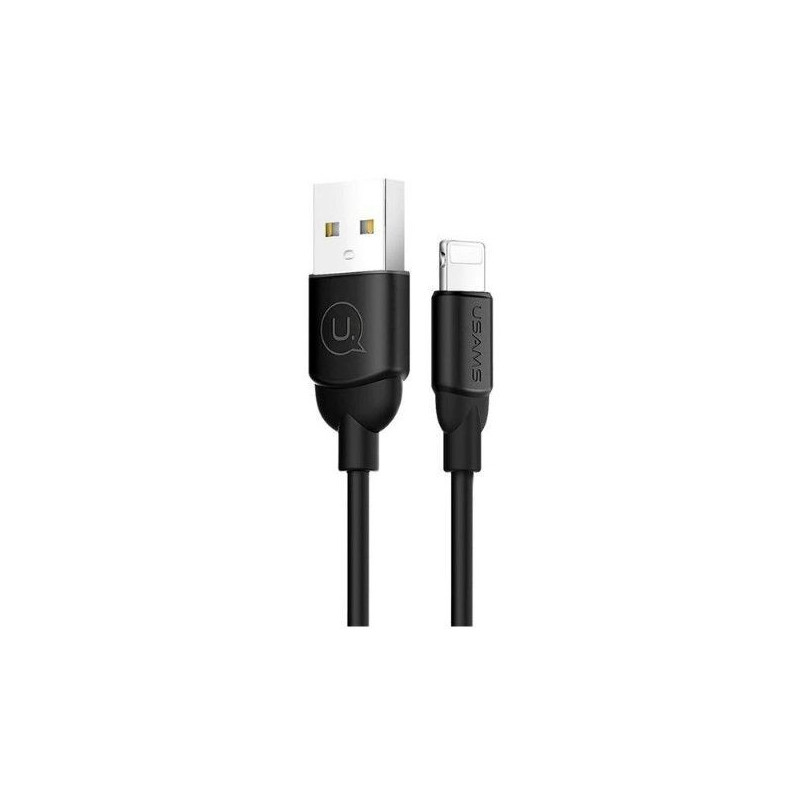 „USAMS Apple SJ245USB01“, USB B - Lightning 8 kontaktų, 1 m kabelis, juodas