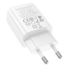 Hoco N63 Gentle PD30W+QC3.0 charger(EU) White