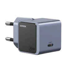Ugreen X503 NexodeS USB-C 30W GaN greitasis įkroviklis, pilkas