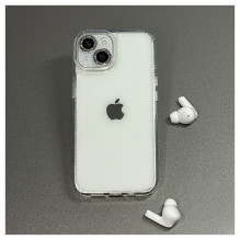 iLike Apple iPhone 14 STARS LENS ACRYLIC COVER White