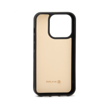 „Evelatus“ „Apple iPhone 15 Pro“ piniginės ir plono dėklo dėklas, smėlio spalvos