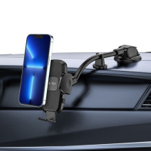 Tech-Protect Tech-Protect V3 Long Arm Car Phone Holder for Windshield / Cockpit - Black Tech-Protect Tech-Protect V3 Long Arm Car Phone Holder for Windshield / Cockpit - Black