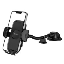 Tech-Protect Tech-Protect V3 Long Arm Car Phone Holder for Windshield / Cockpit - Black Tech-Protect Tech-Protect V3 Long Arm Car Phone Holder for Windshield / Cockpit - Black