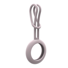 iLike AirTag Silicone Keychain Loop Case Pink