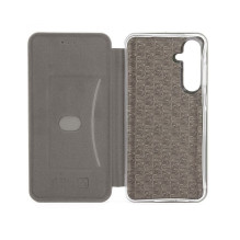 iLike Samsung Galaxy A55 dėklas su sidabro spalvos knygele iLike Samsung Galaxy A55 dėklas su sidabro spalvos knygele