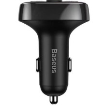 Baseus CCMT000001 S-09A 2x USB automobilio FM siųstuvas, juodas