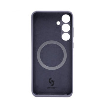 Connect Samsung Galaxy S24 Premium Quality Magnetic Soft Touch Silicone Case Midnight Blue