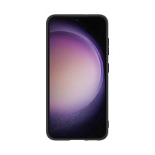 iLike Samsung Galaxy S23 plastikinis odinis galinis dangtelis, juodas iLike Samsung Galaxy S23 plastikinis odinis galinis dangtelis, juodas