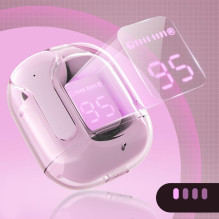 „Acefast T6 TWS“ belaidės „Bluetooth“ ausinės – rožinės
