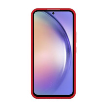 „Evelatus“ „Samsung Galaxy A54 Premium“ minkštas silikoninis dėklas, raudonas