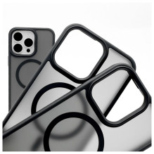 Evelatus Apple iPhone 15 Pro Max Hybird Case With Magsafe PC+TPU Black