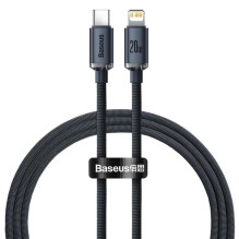 Baseus LAIDAS „LIGHTNING“ Į USB 1,2 M / JUODAS CAJY000201