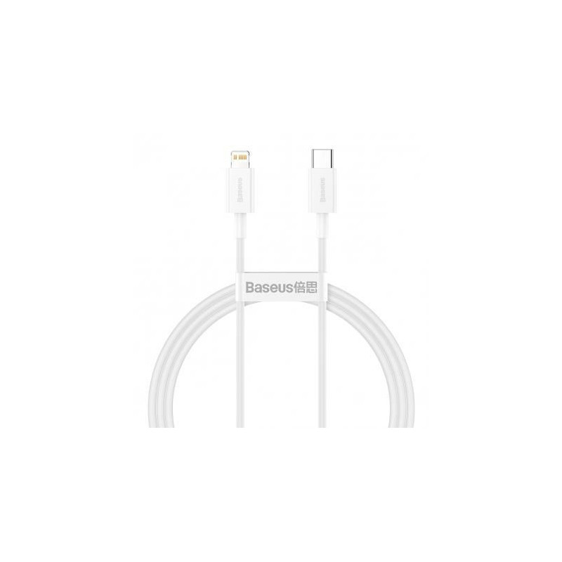 Baseus CABLE LIGHTNING TO USB-C 1M / WHITE CATLYS-A02