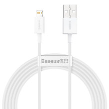„Baseus Superior USB - Lightning“ 2.4A 2 m laidas, baltas (CALYS-C02)
