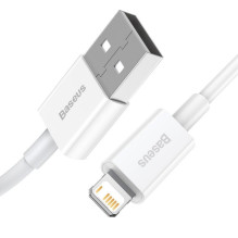 Baseus Baseus Superior USB - Lightning 2.4A 2 m cable White (CALYS-C02)
