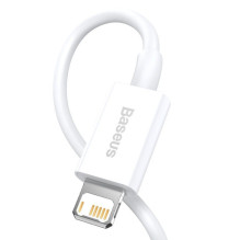 „Baseus Superior USB - Lightning“ 2.4A 2 m laidas, baltas (CALYS-C02)