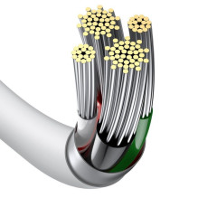 „Baseus Superior USB - Lightning“ 2.4A 2 m laidas, baltas (CALYS-C02)